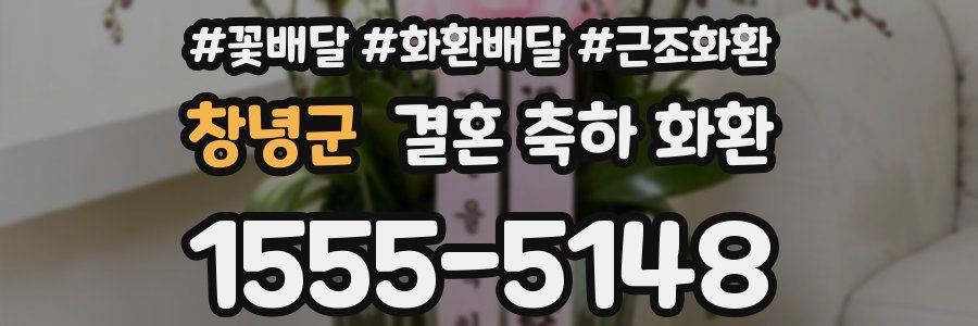 창녕군 결혼 축하 화환