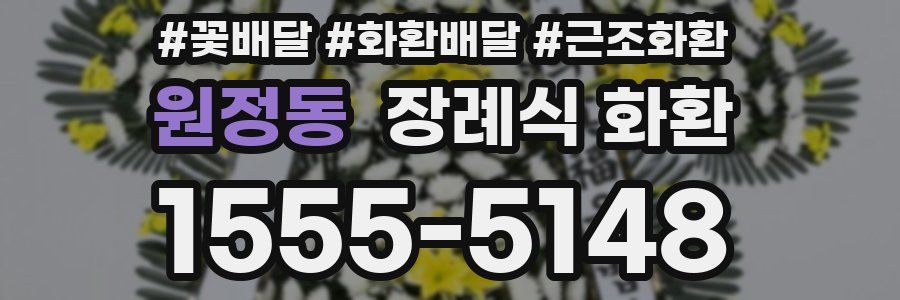 원정동 장례식 화환