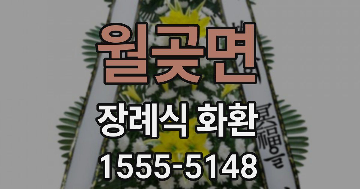 월곶면 장례식 화환