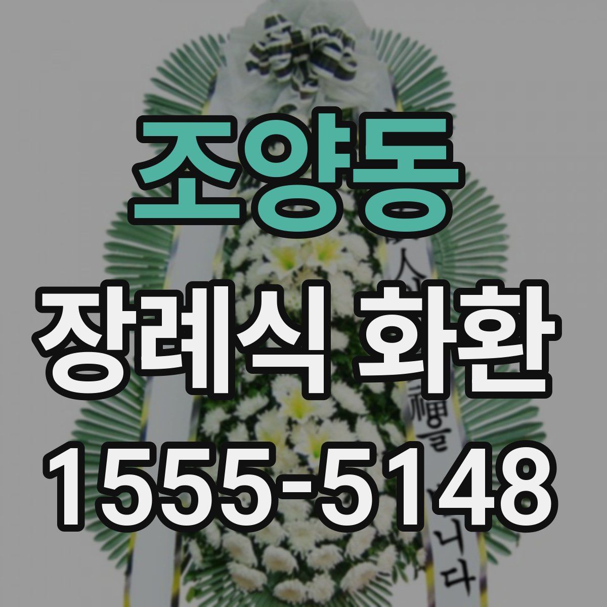 조양동 장례식 화환