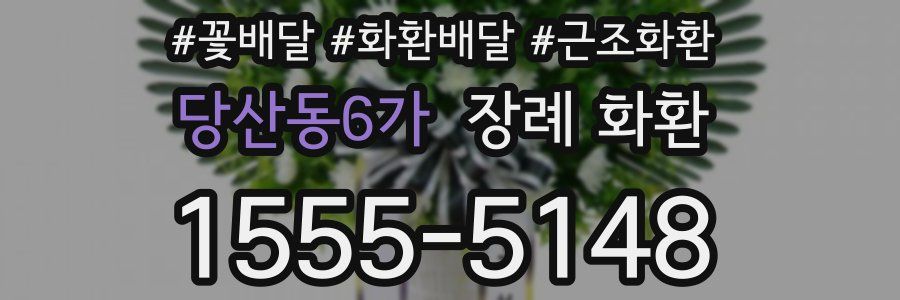 당산동6가 장례 화환