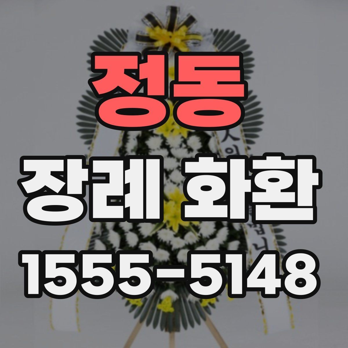 정동 장례 화환 계절별 관리와 설치 팁