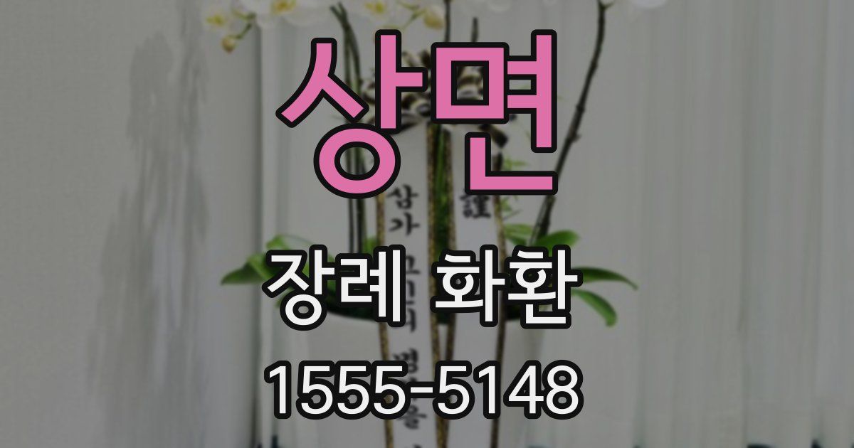 상면 장례 화환