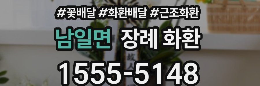 남일면 장례 화환
