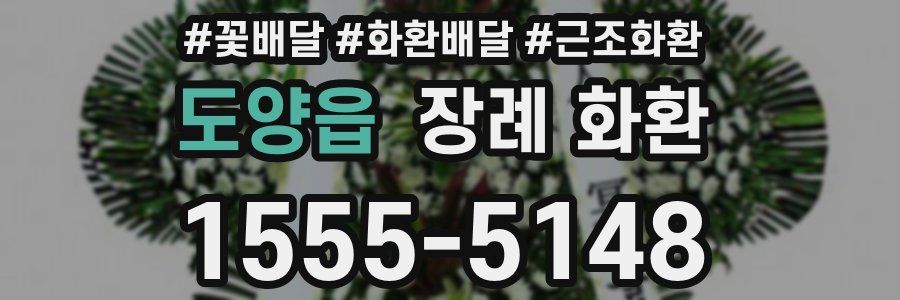도양읍 장례 화환