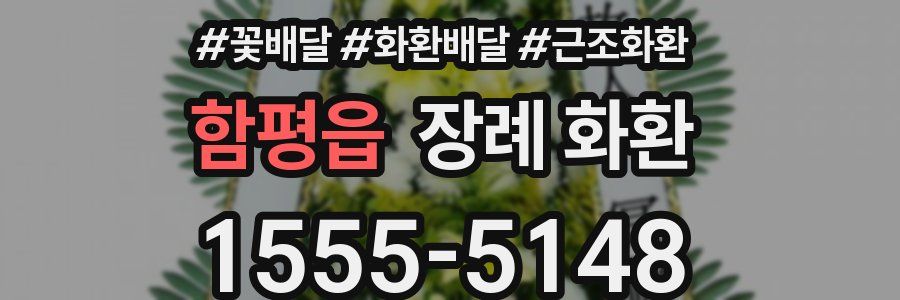 함평읍 장례 화환