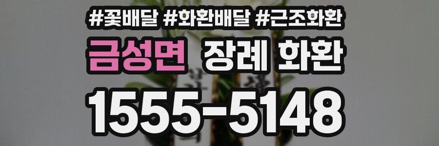 금성면 장례 화환