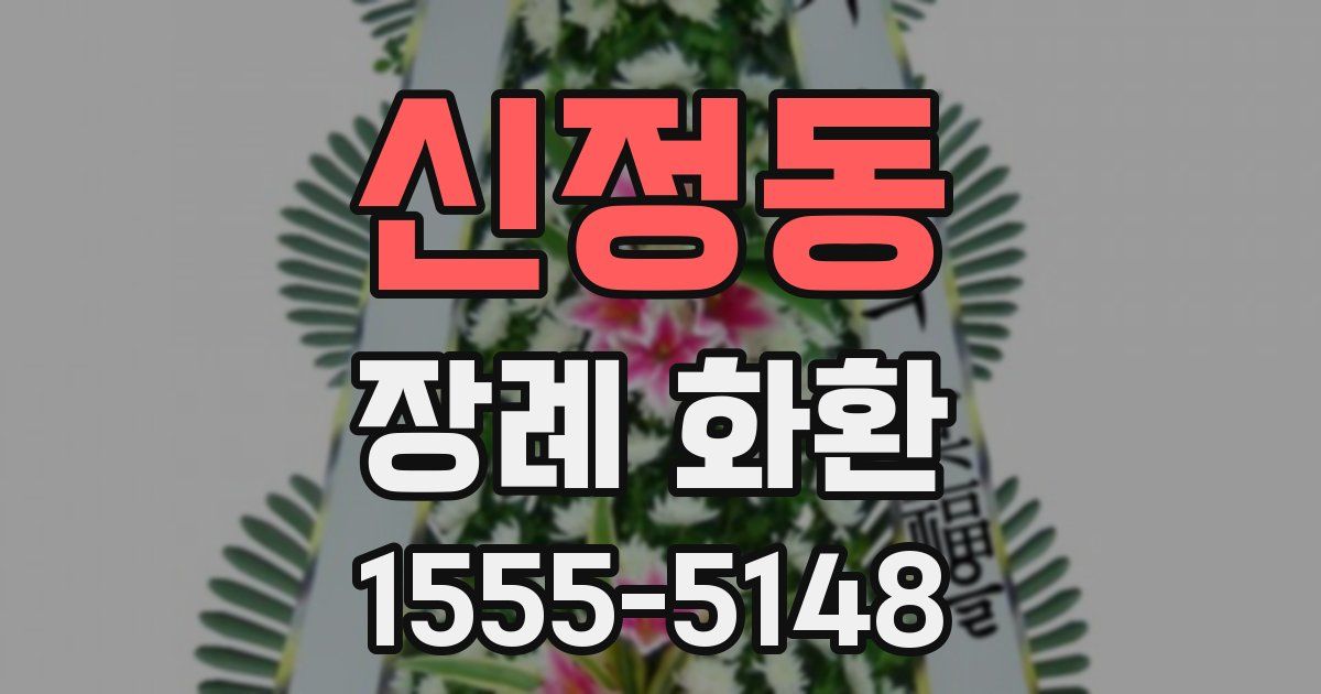 신정동 장례 화환