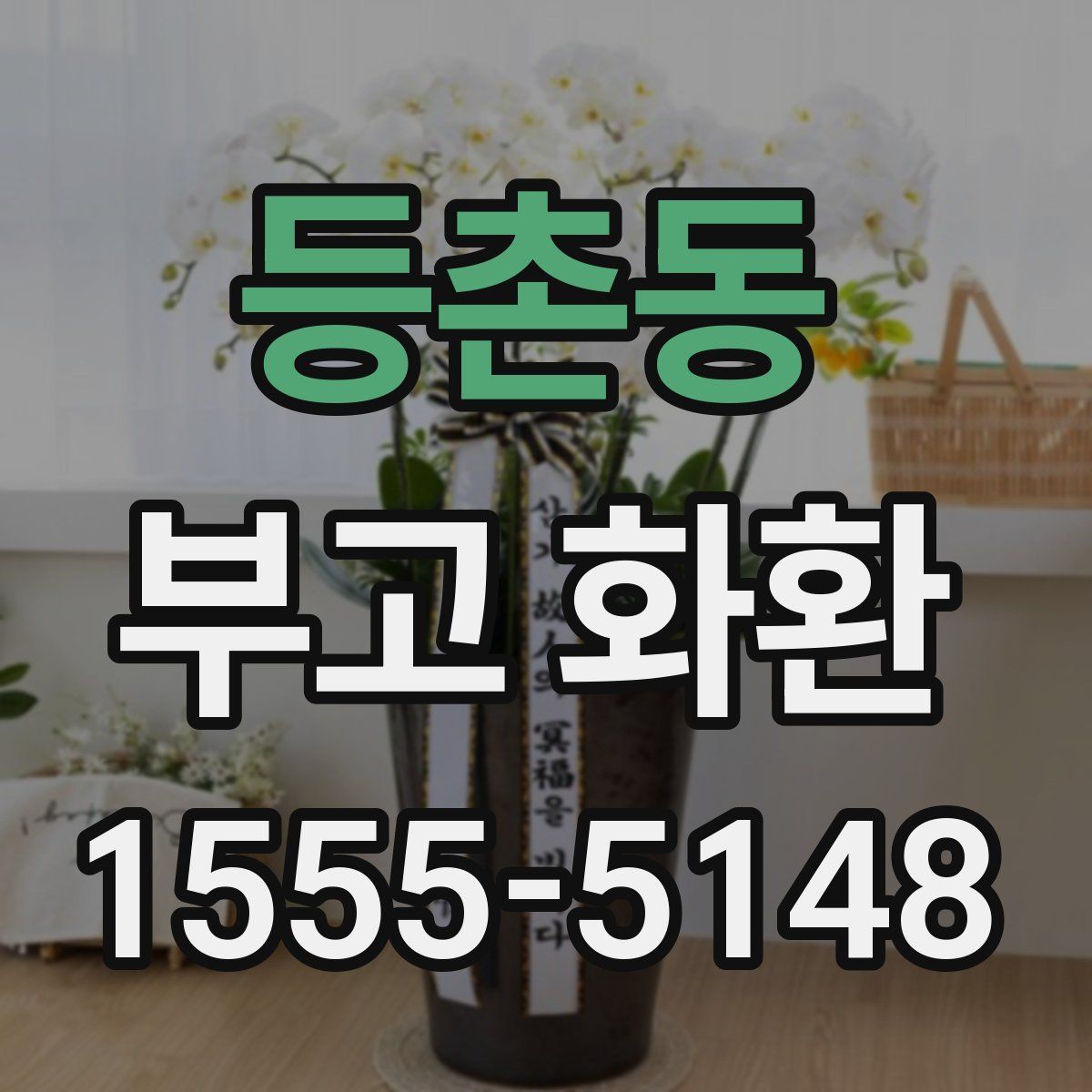 등촌동 부고 화환