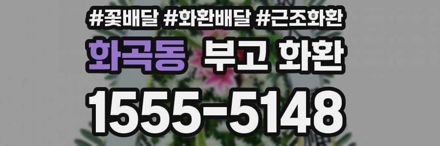 화곡동 부고 화환