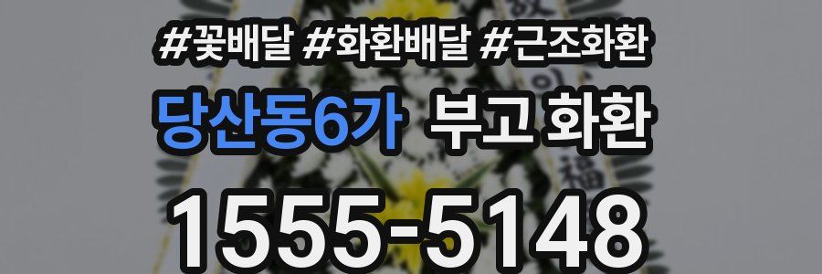 당산동6가 부고 화환
