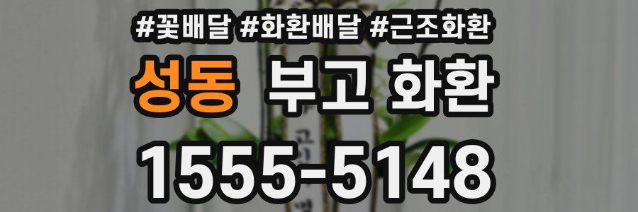 성동 부고 화환