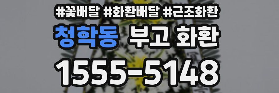 청학동 부고 화환
