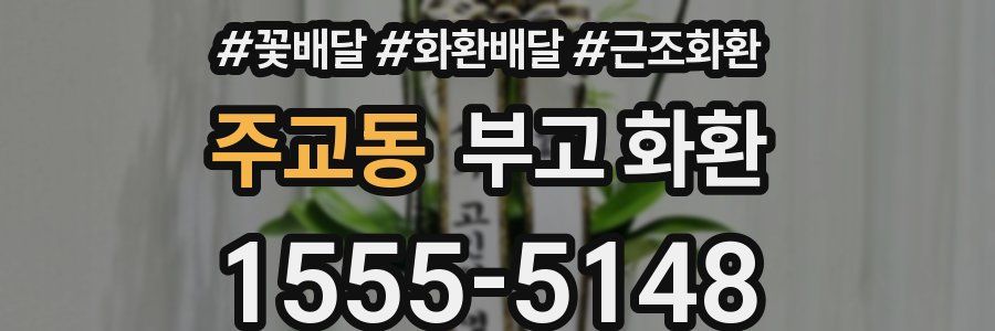 주교동 부고 화환