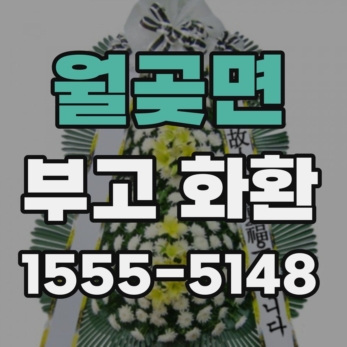 월곶면 부고 화환