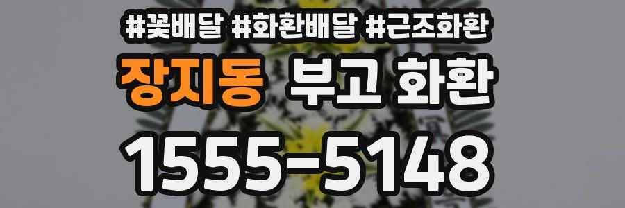 장지동 부고 화환