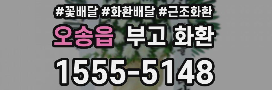오송읍 부고 화환