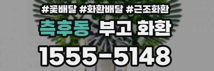 측후동 부고 화환