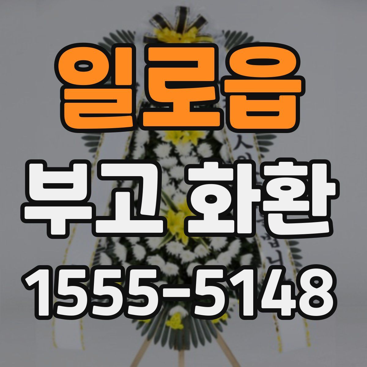 일로읍 부고 화환