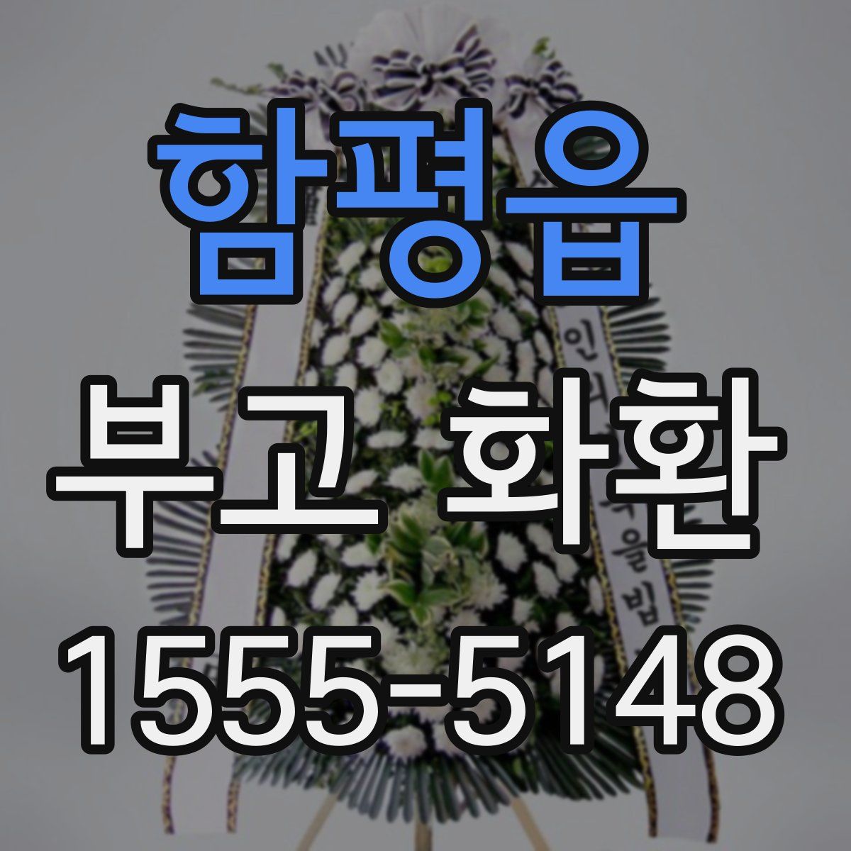 함평읍 부고 화환