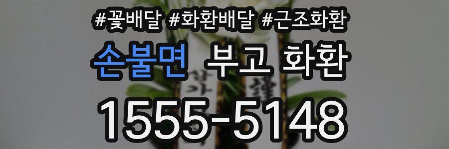 손불면 부고 화환