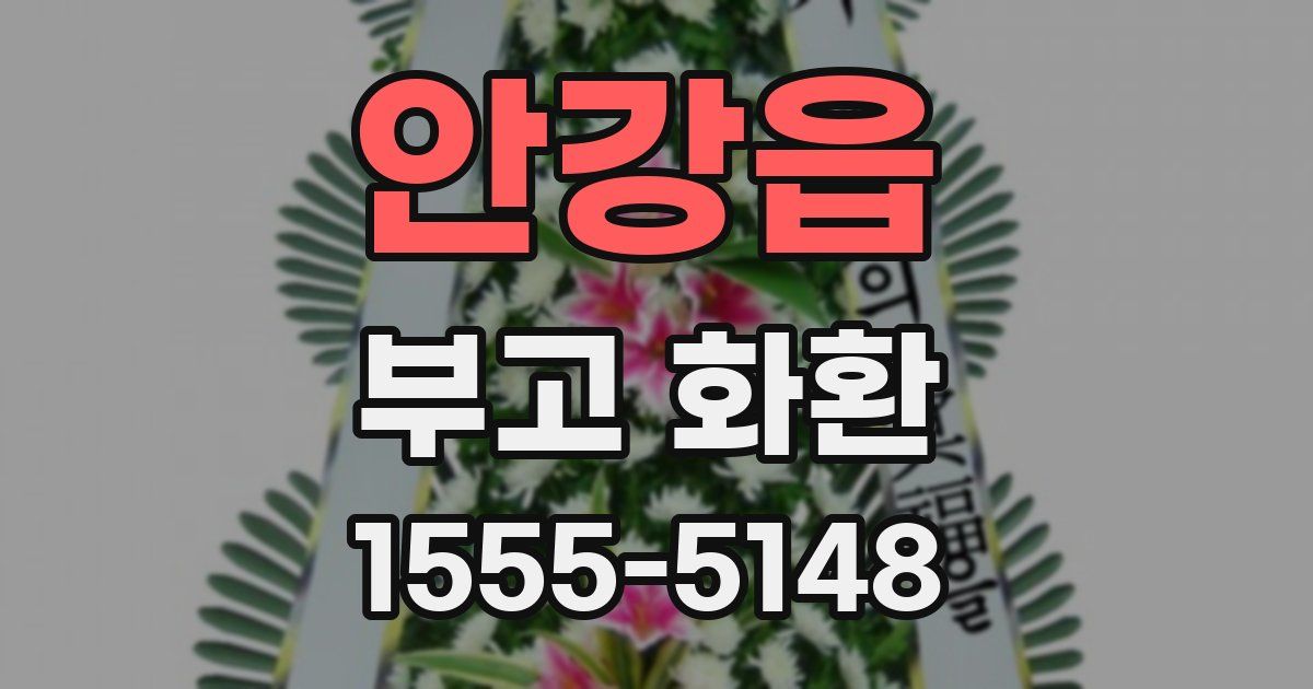 안강읍 부고 화환