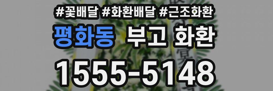 평화동 부고 화환