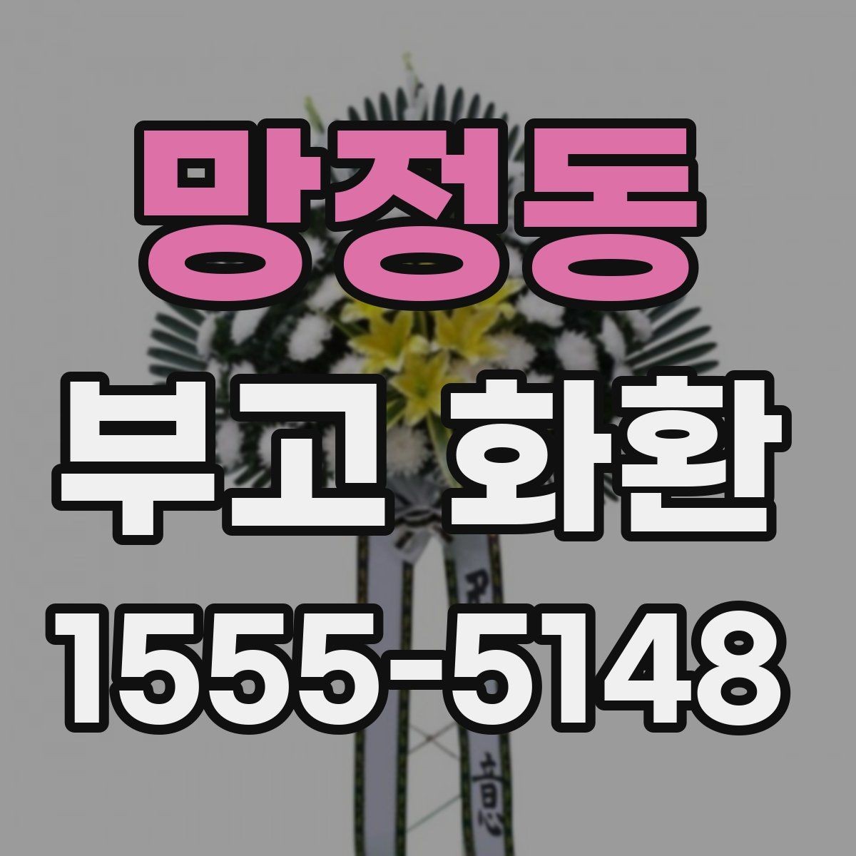 망정동 부고 화환 품질과 배송 신뢰도 비교