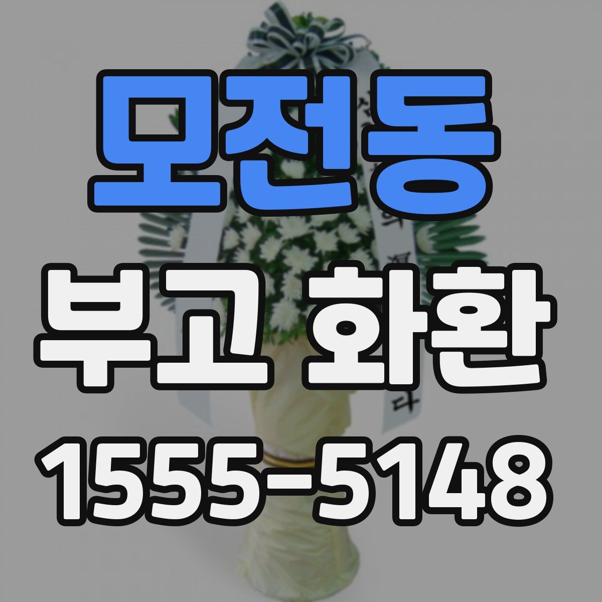모전동 부고 화환