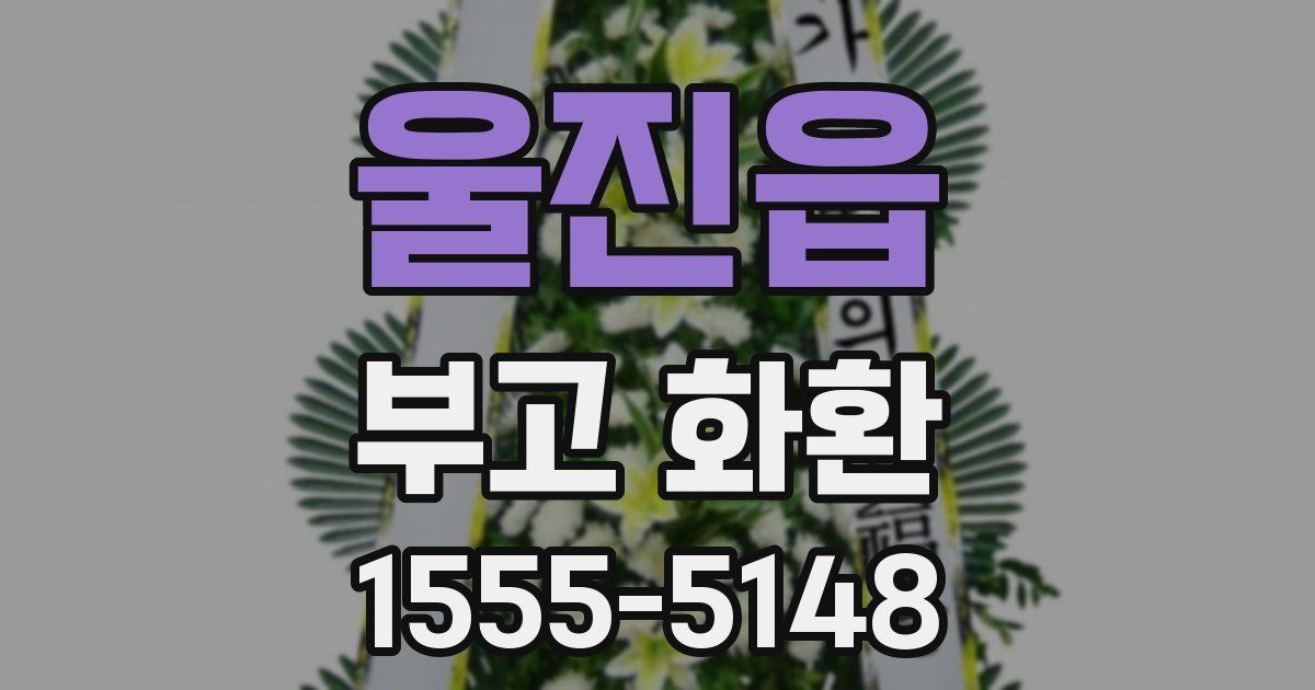 울진읍 부고 화환