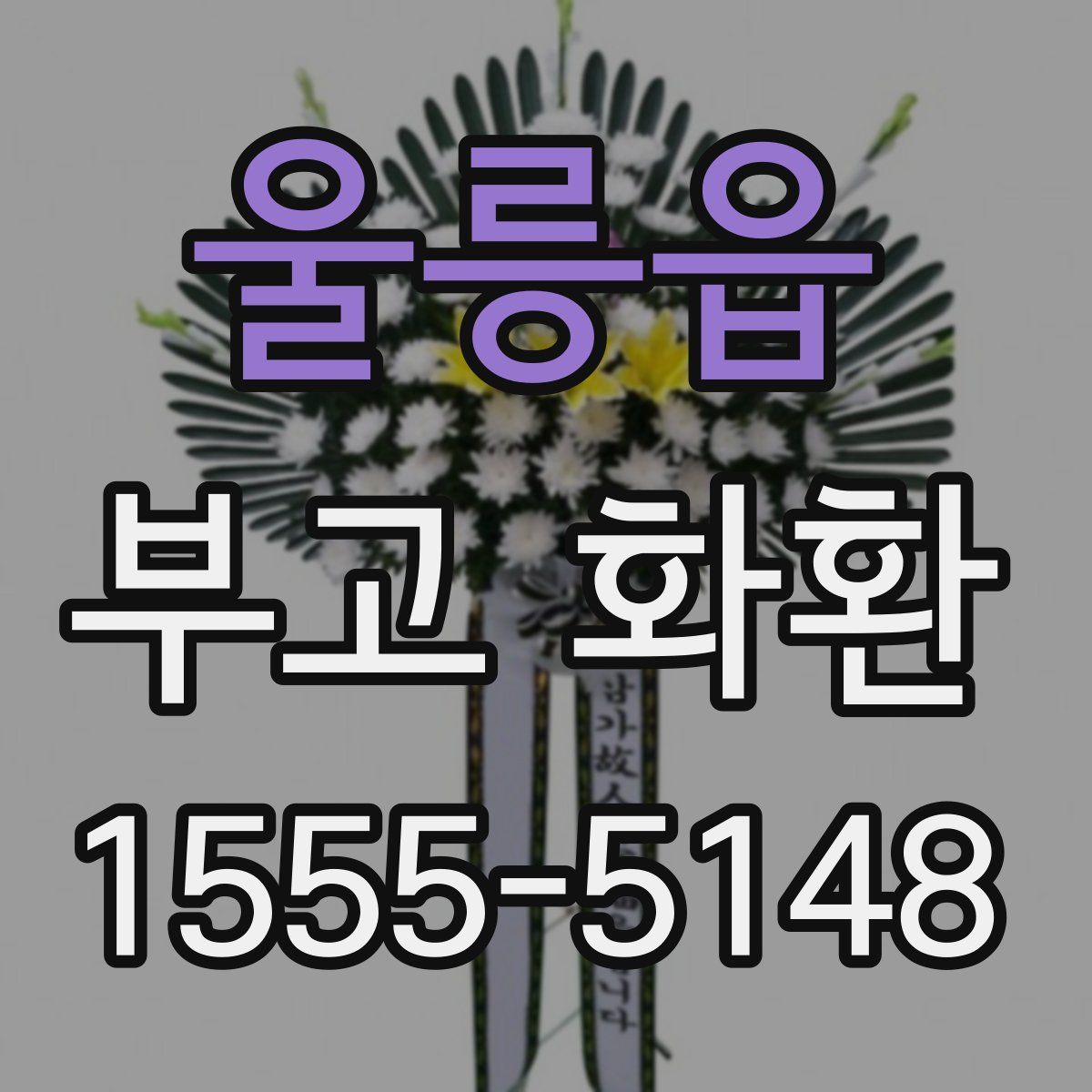 울릉읍 부고 화환