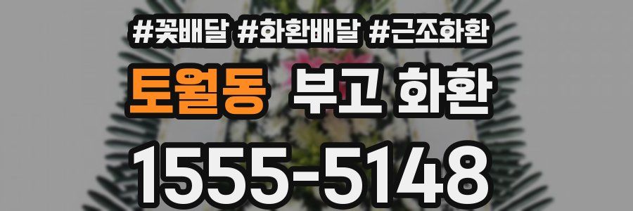 토월동 부고 화환
