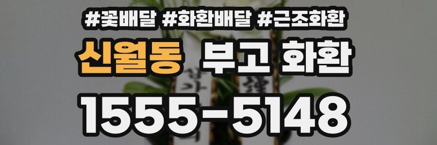 신월동 부고 화환