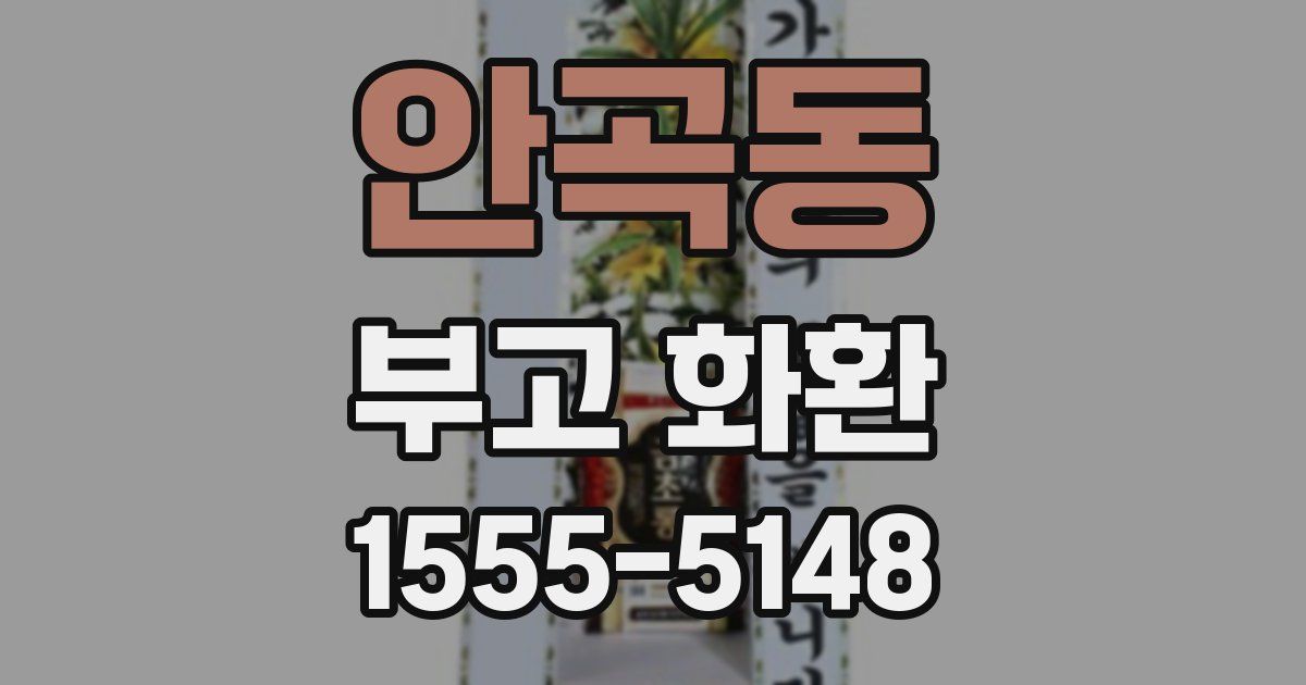 안곡동 부고 화환