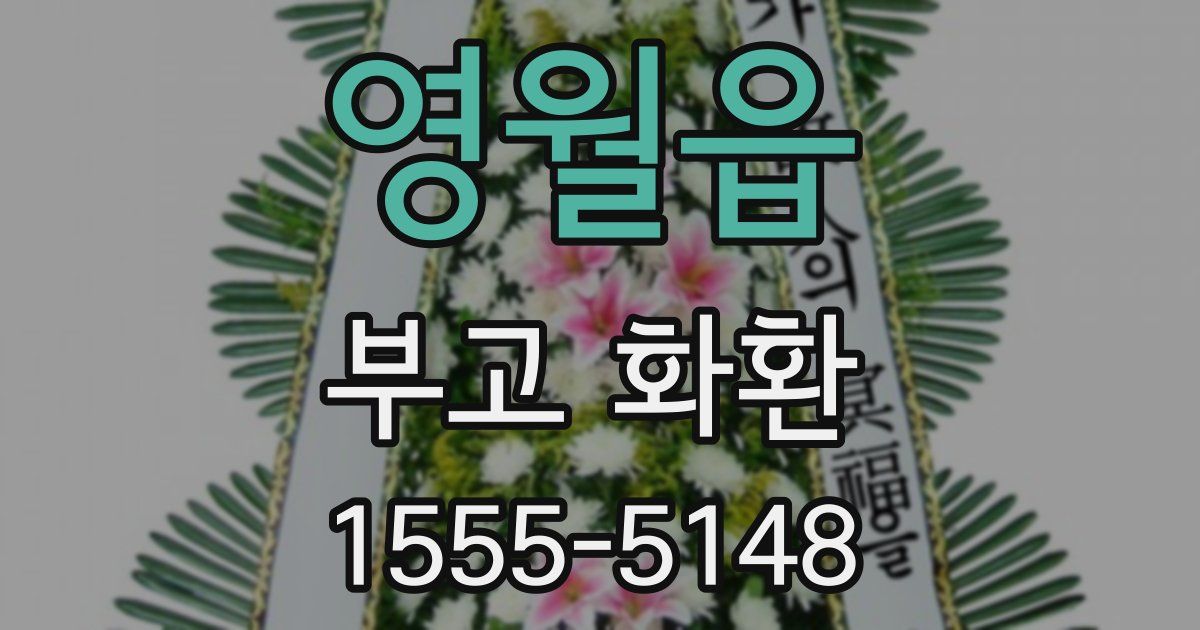 영월읍 부고 화환