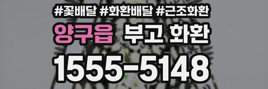 양구읍 부고 화환