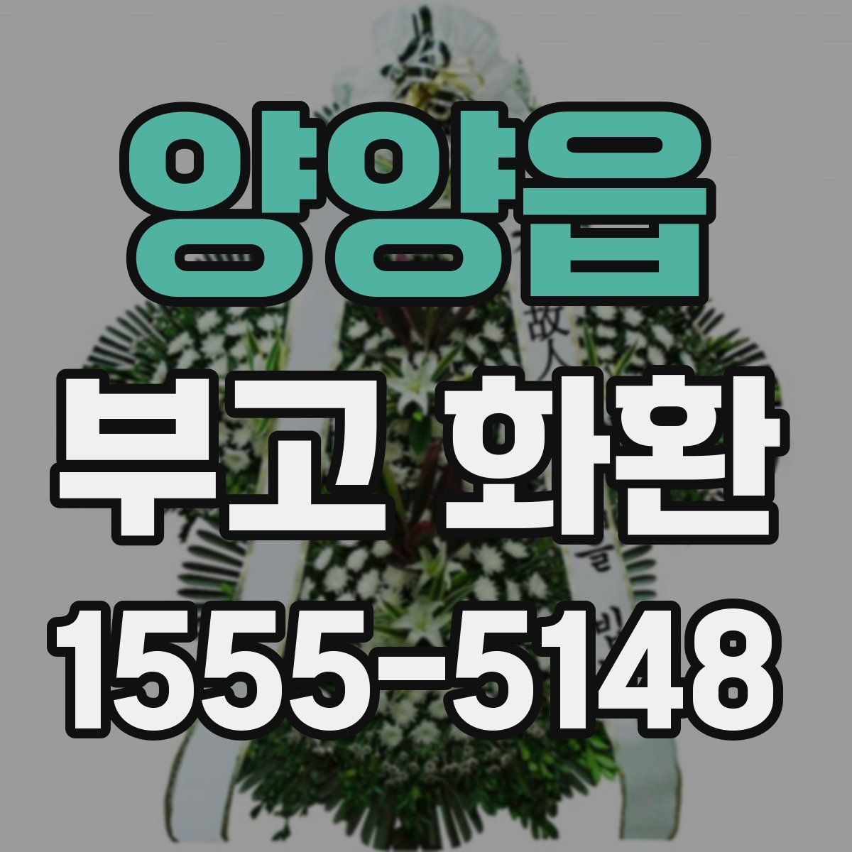 양양읍 부고 화환