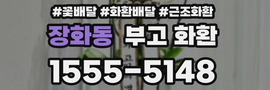 장화동 부고 화환