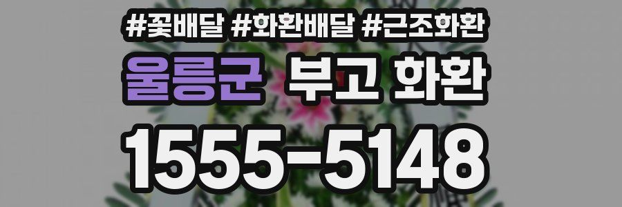 울릉군 부고 화환