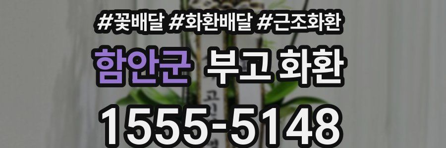함안군 부고 화환