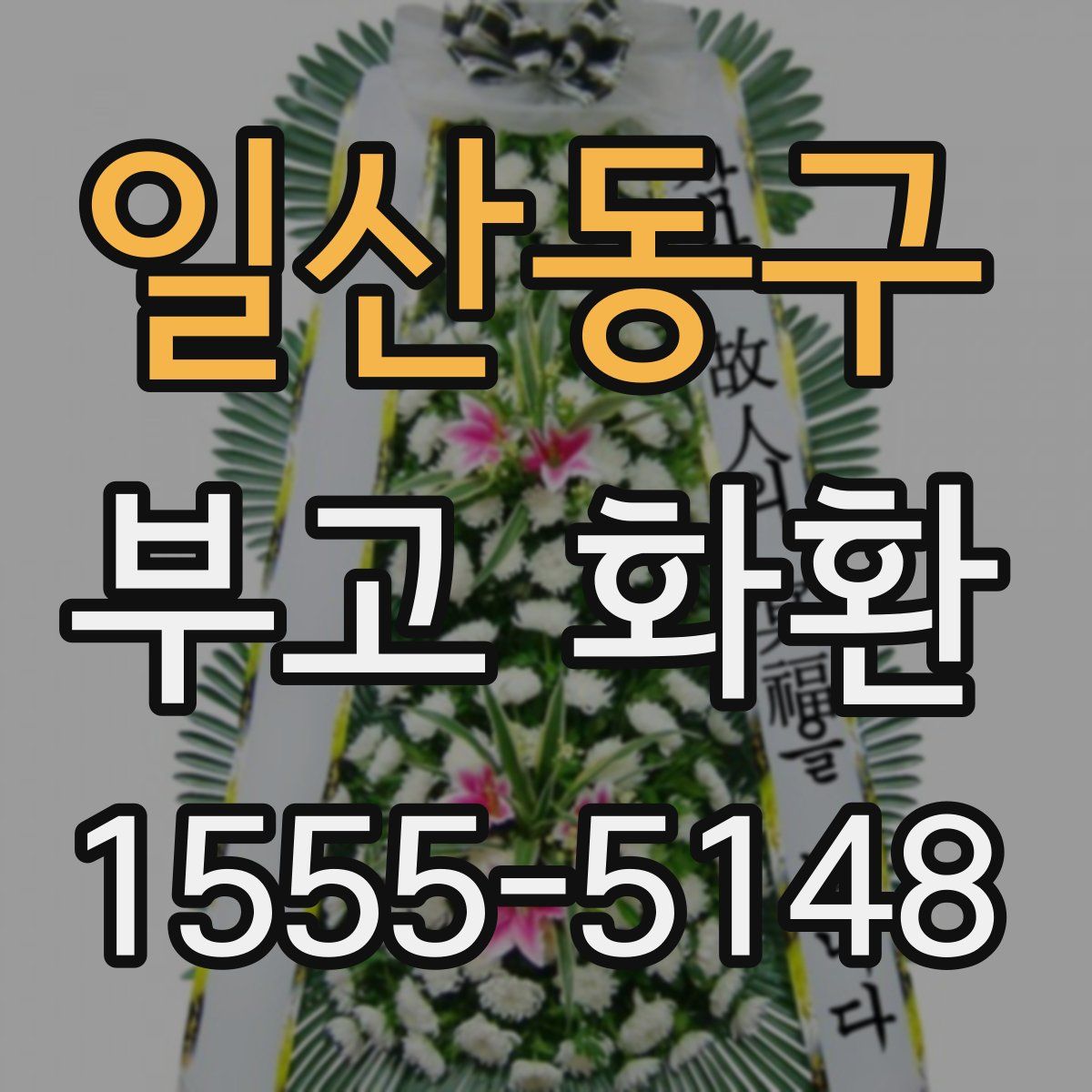 일산동구 부고 화환