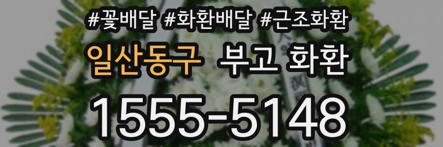 일산동구 부고 화환