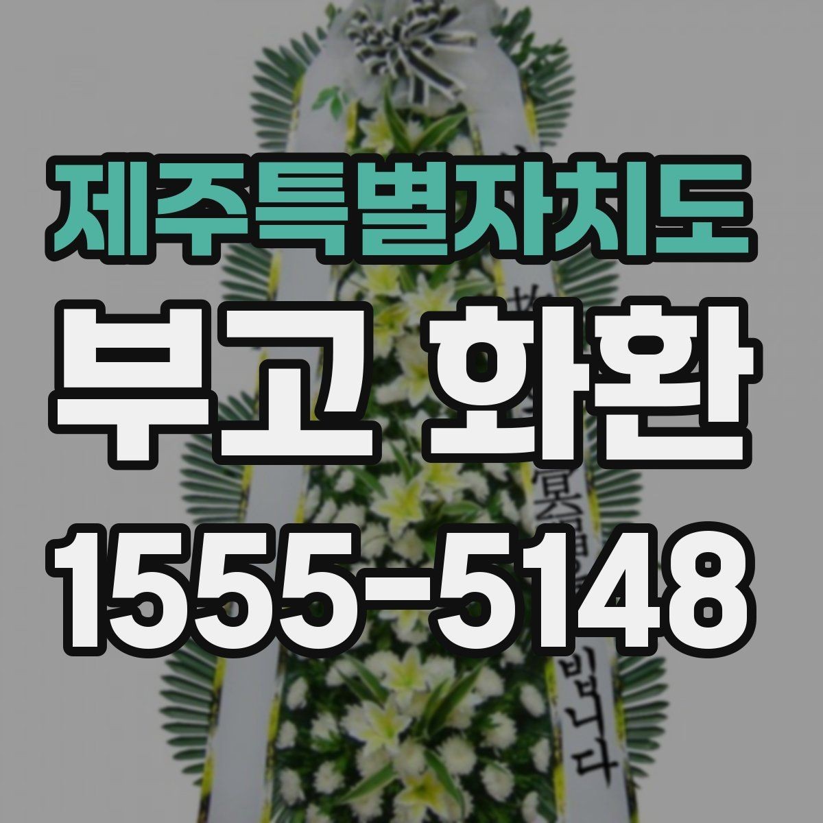 제주특별자치도 부고 화환 빈소 상황에 따른 선택 기준