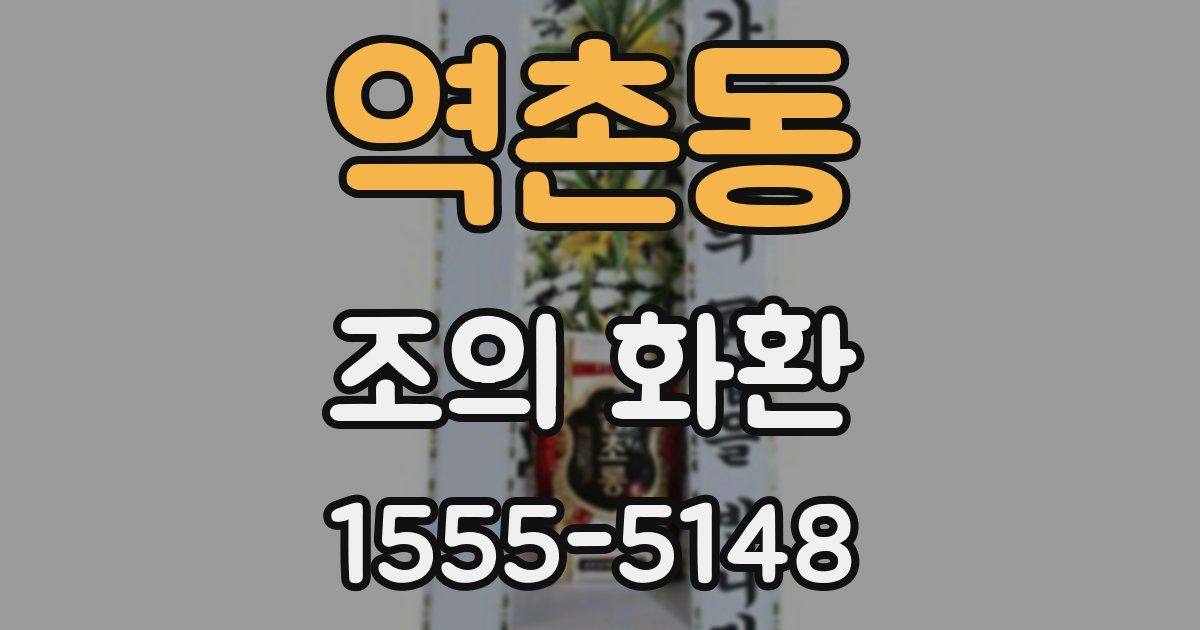 역촌동 조의 화환