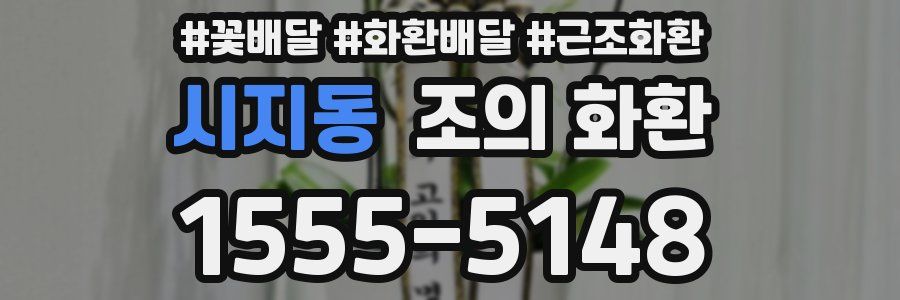 시지동 조의 화환