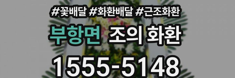 부항면 조의 화환