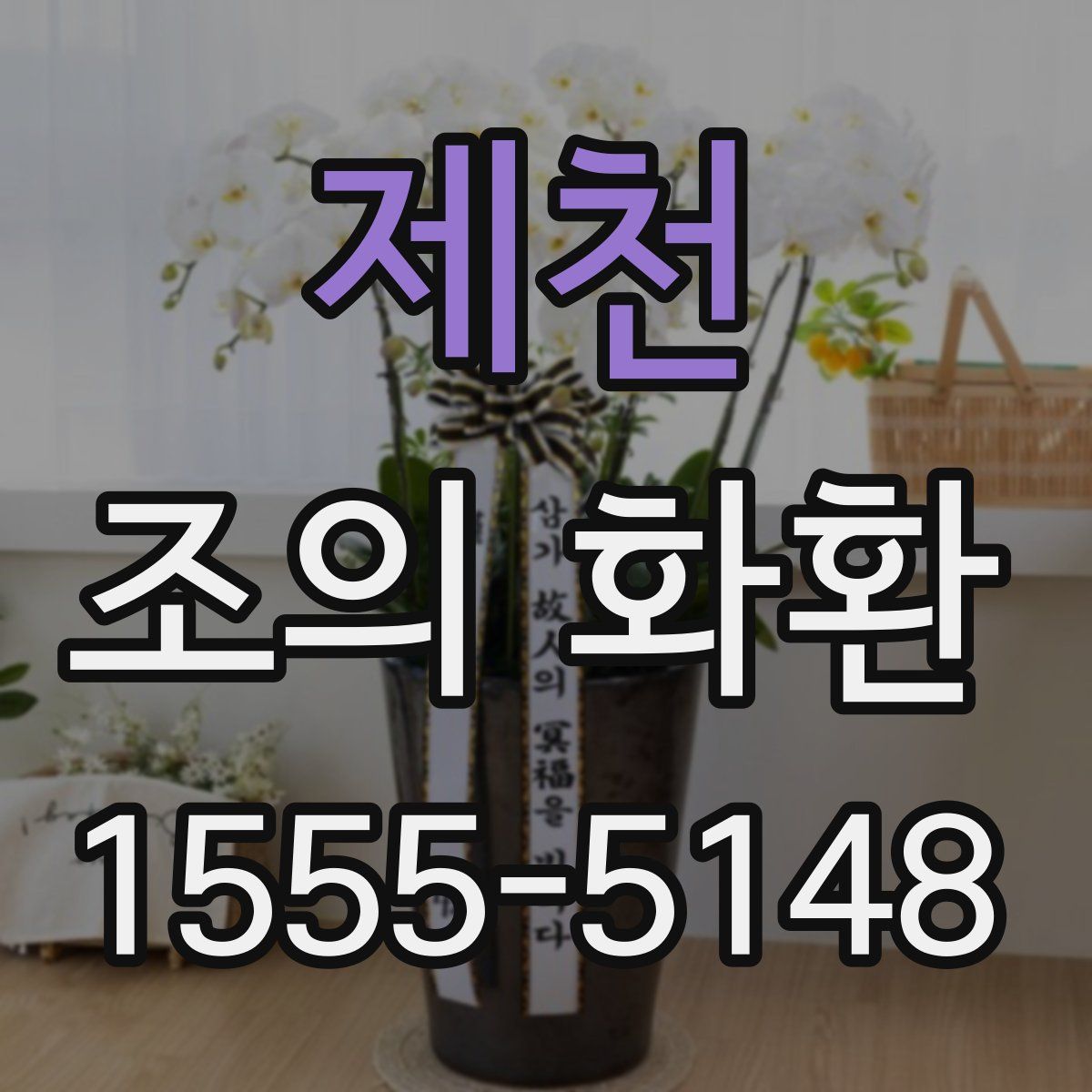 제천 조의 화환