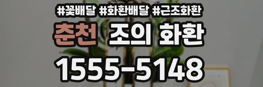 춘천 조의 화환