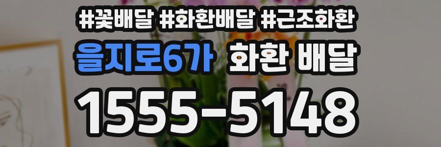 을지로6가 화환 배달