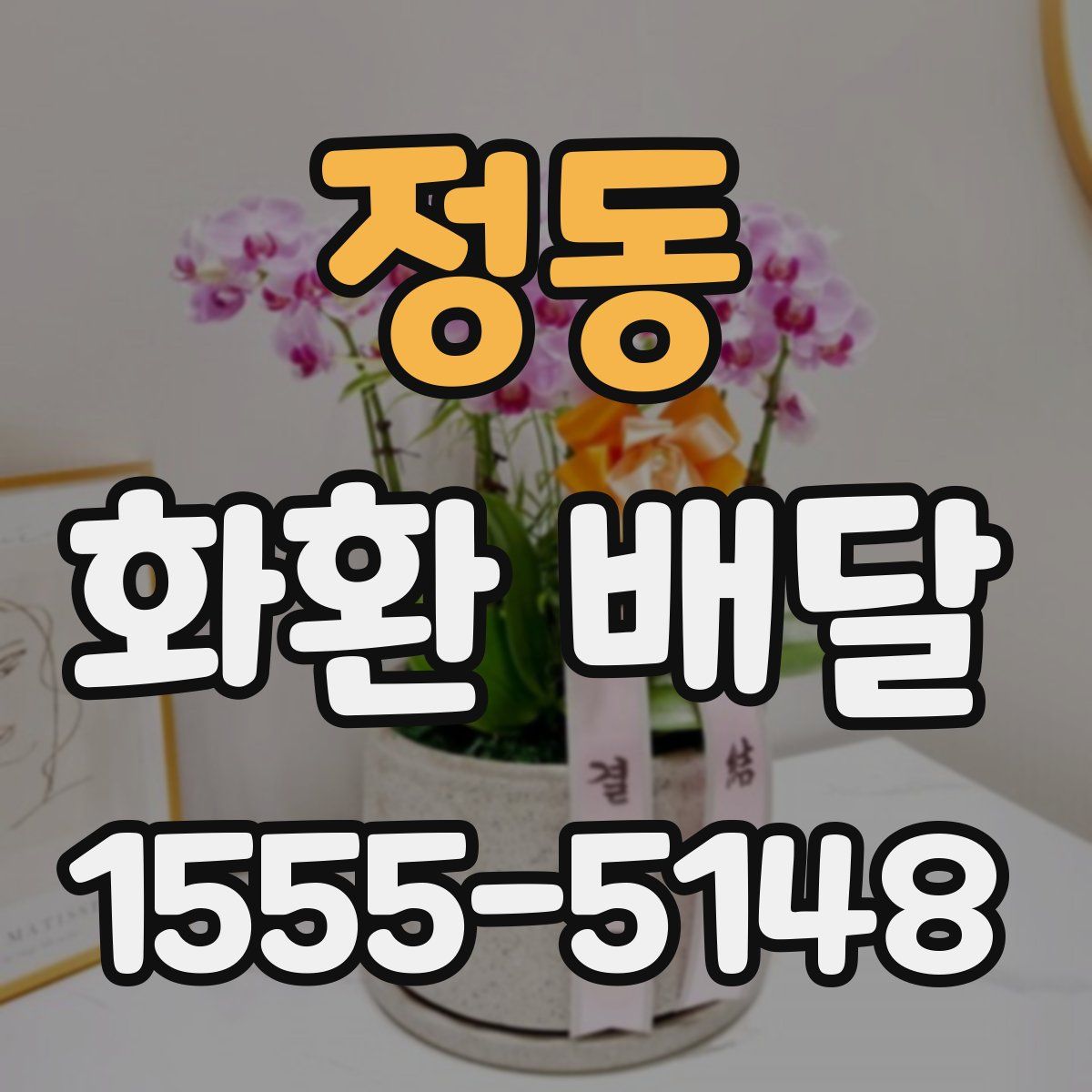 정동 화환 배달
